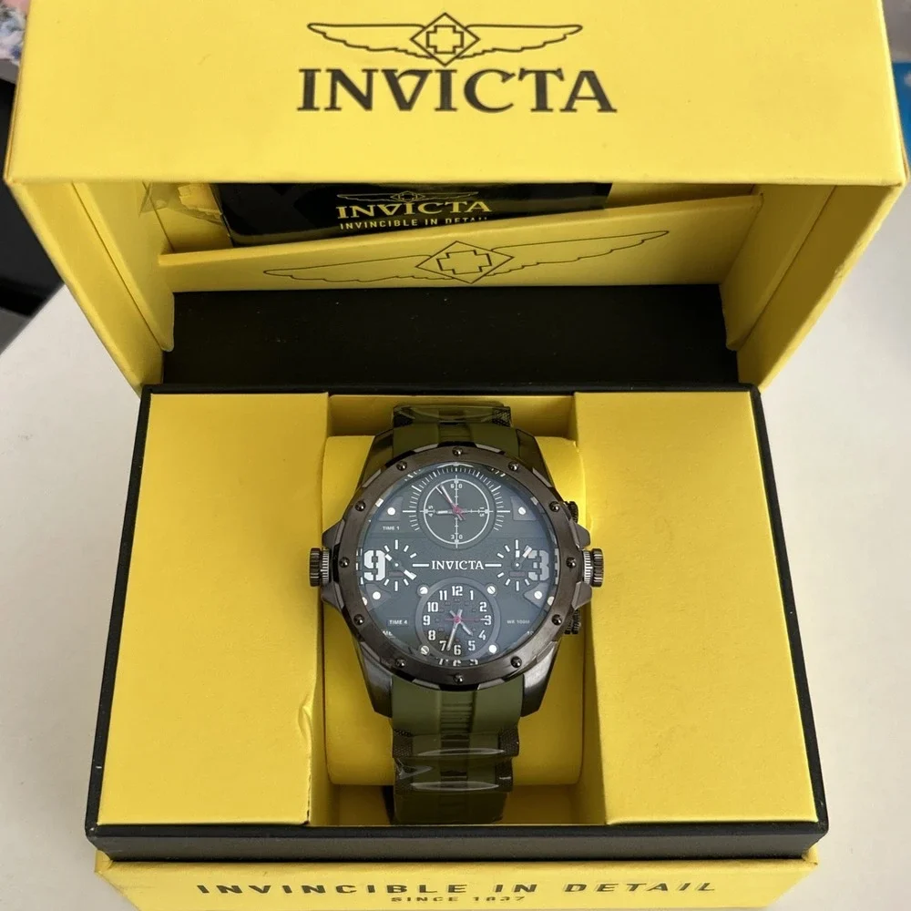 Invicta Coalition Forces Men's 50mm Chronograph Military Watch 39356 MSRP $1,095